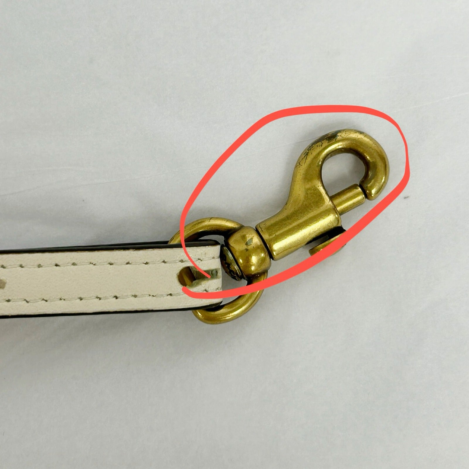 COACH 牛皮皮革Rucksack金扣鏈帶背包