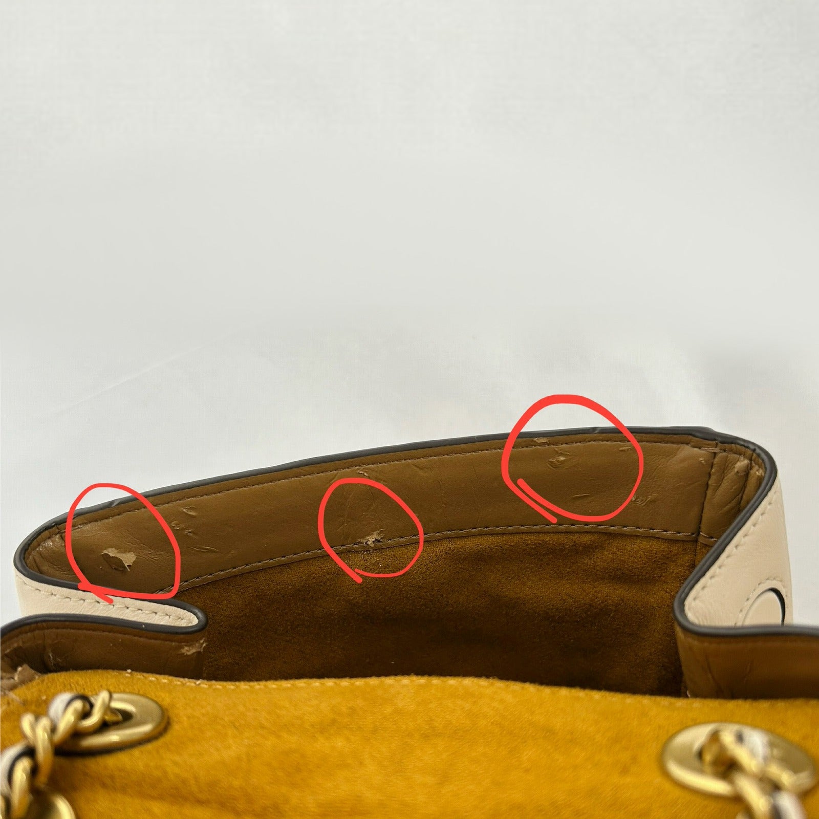 COACH 牛皮皮革Rucksack金扣鏈帶背包