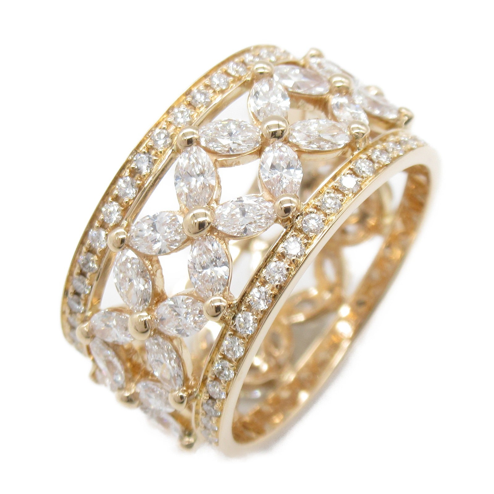 TIFFANY＆CO 【激減優惠】18K玫瑰金Victoria Band Diamond Ring