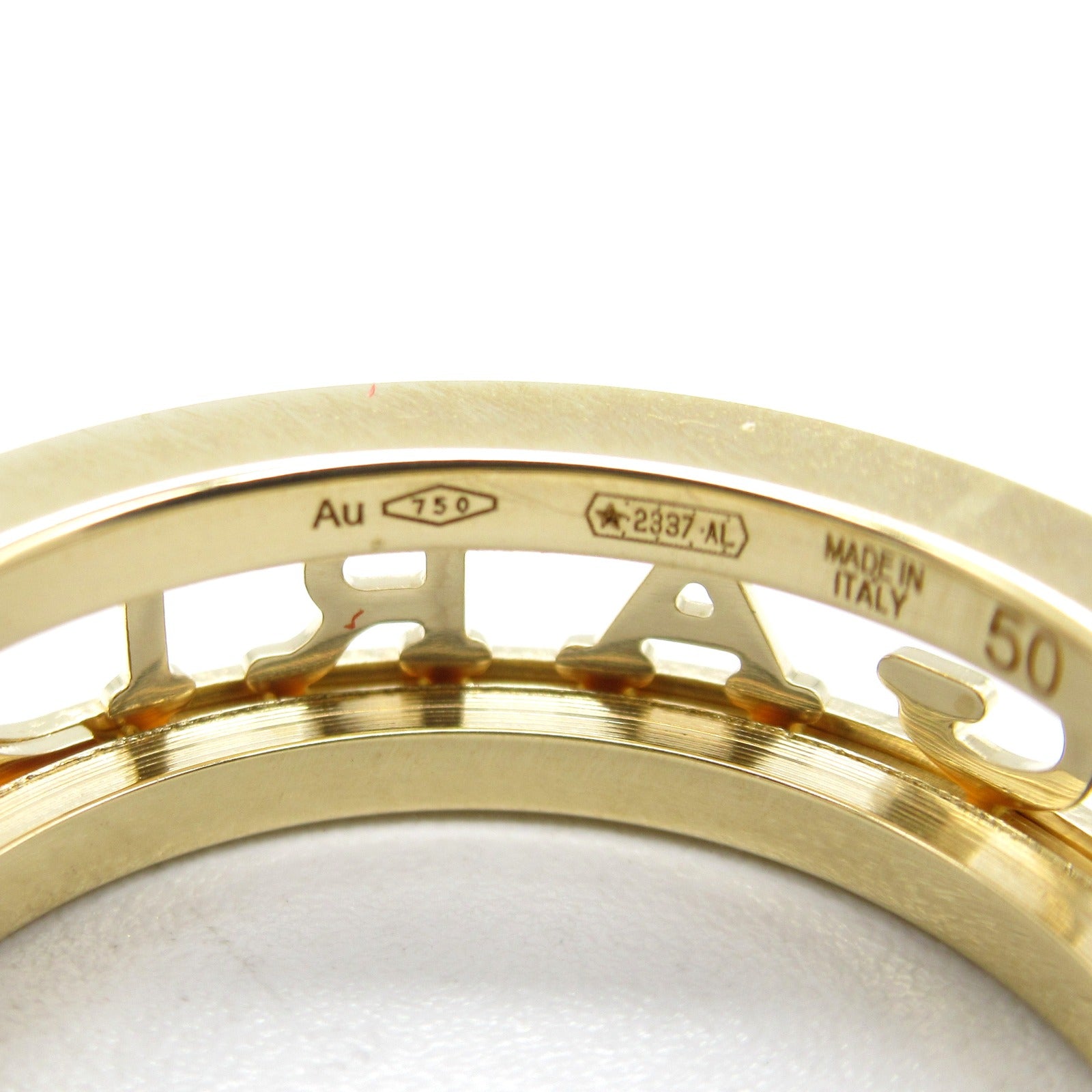 BVLGARI 【激減優惠】18K黃金B-zero1 Spiral Ring戒指Bvlgari#50/US#5