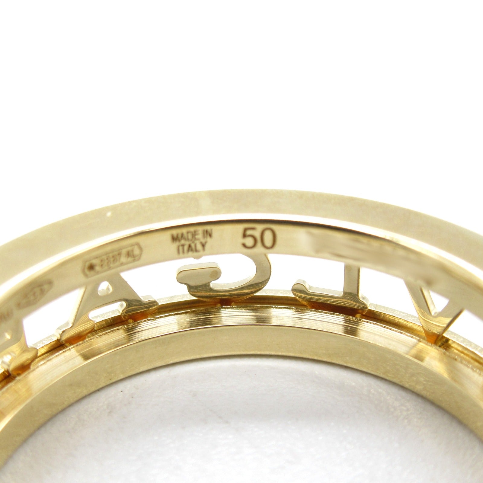 BVLGARI 【激減優惠】18K黃金B-zero1 Spiral Ring戒指Bvlgari#50/US#5