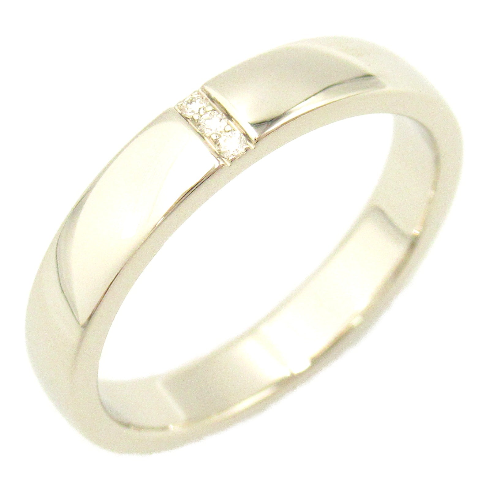 HARRY WINSTON 【激減優惠】PT950鉑金Three Stone Ring鑽石戒指HW#61/US#9.5