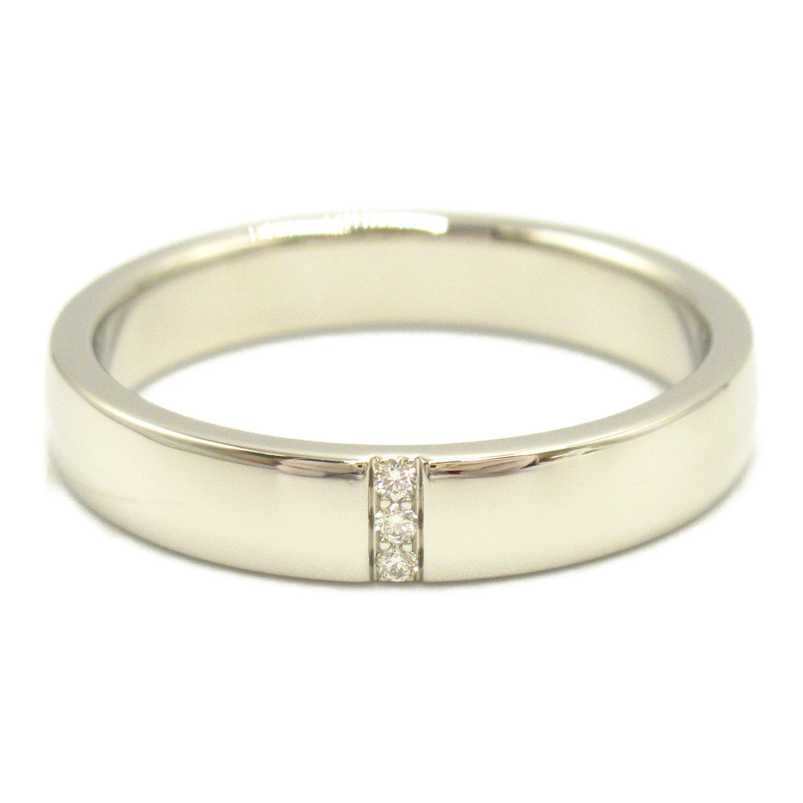 HARRY WINSTON 【激減優惠】PT950鉑金Three Stone Ring鑽石戒指HW#61/US#9.5