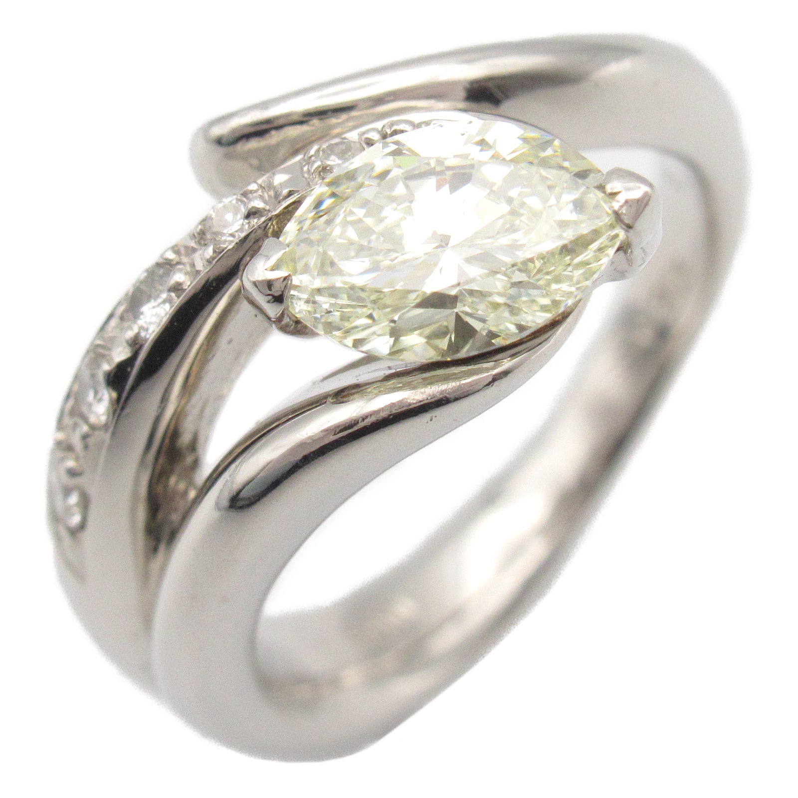 JEWELRY PT900鉑金Diamond Ring鑽石戒指US#5.25