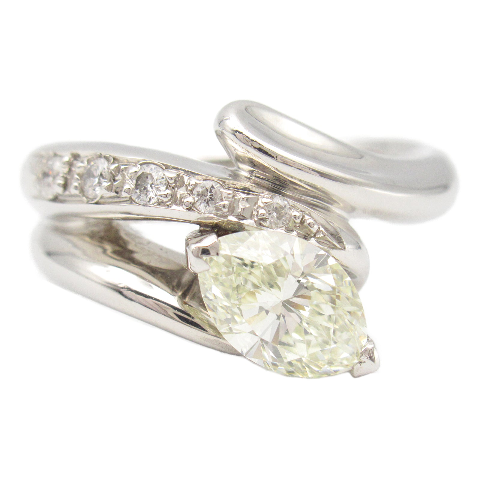 JEWELRY 【激減優惠】PT900鉑金Diamond Ring鑽石戒指US#5.25