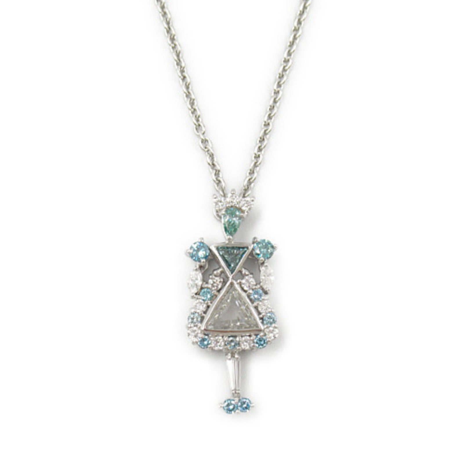JEWELRY Diamond Necklace PT900 PT950 Platinum