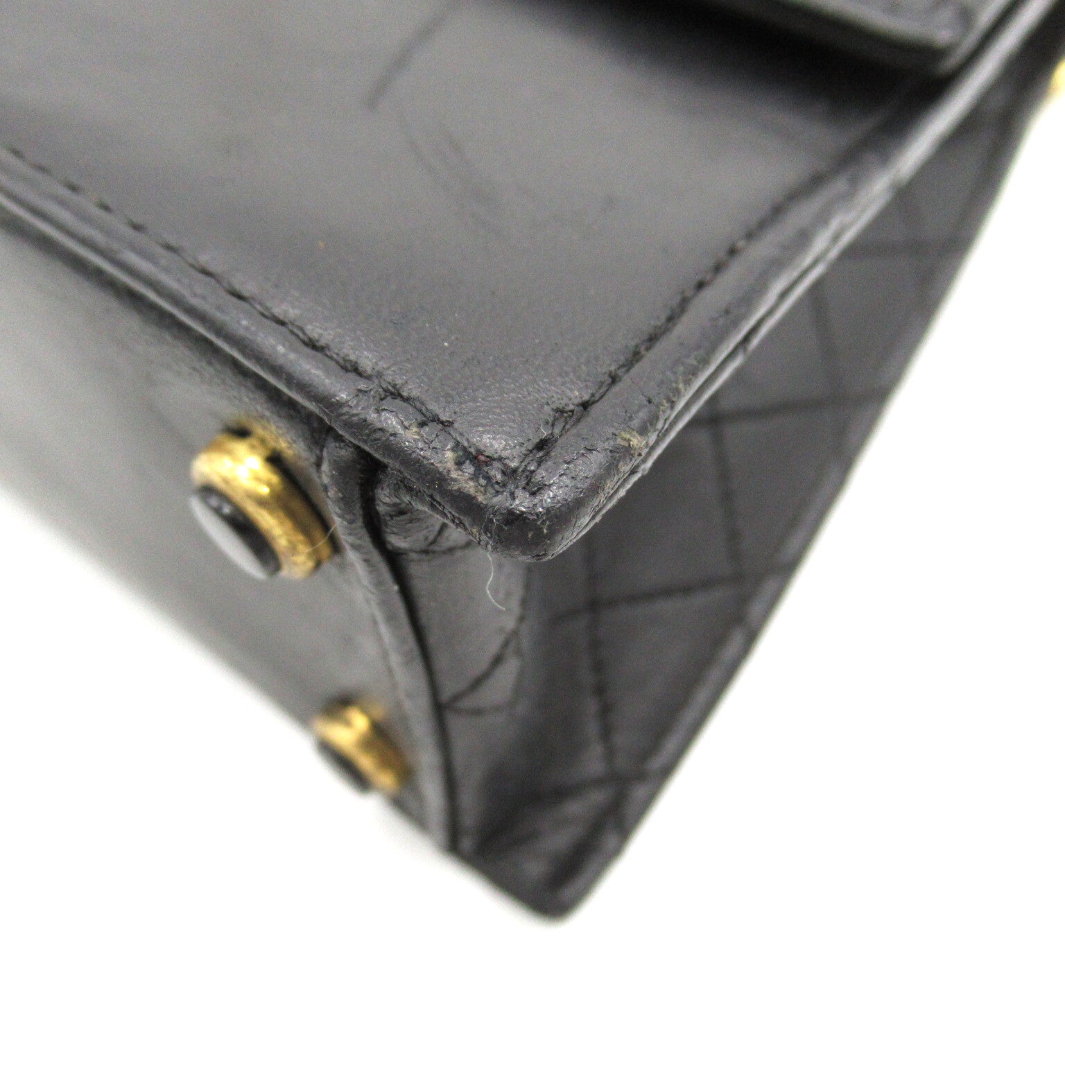 CHANEL【激減優惠】 羊皮皮革Chain Shoulder金扣肩背袋