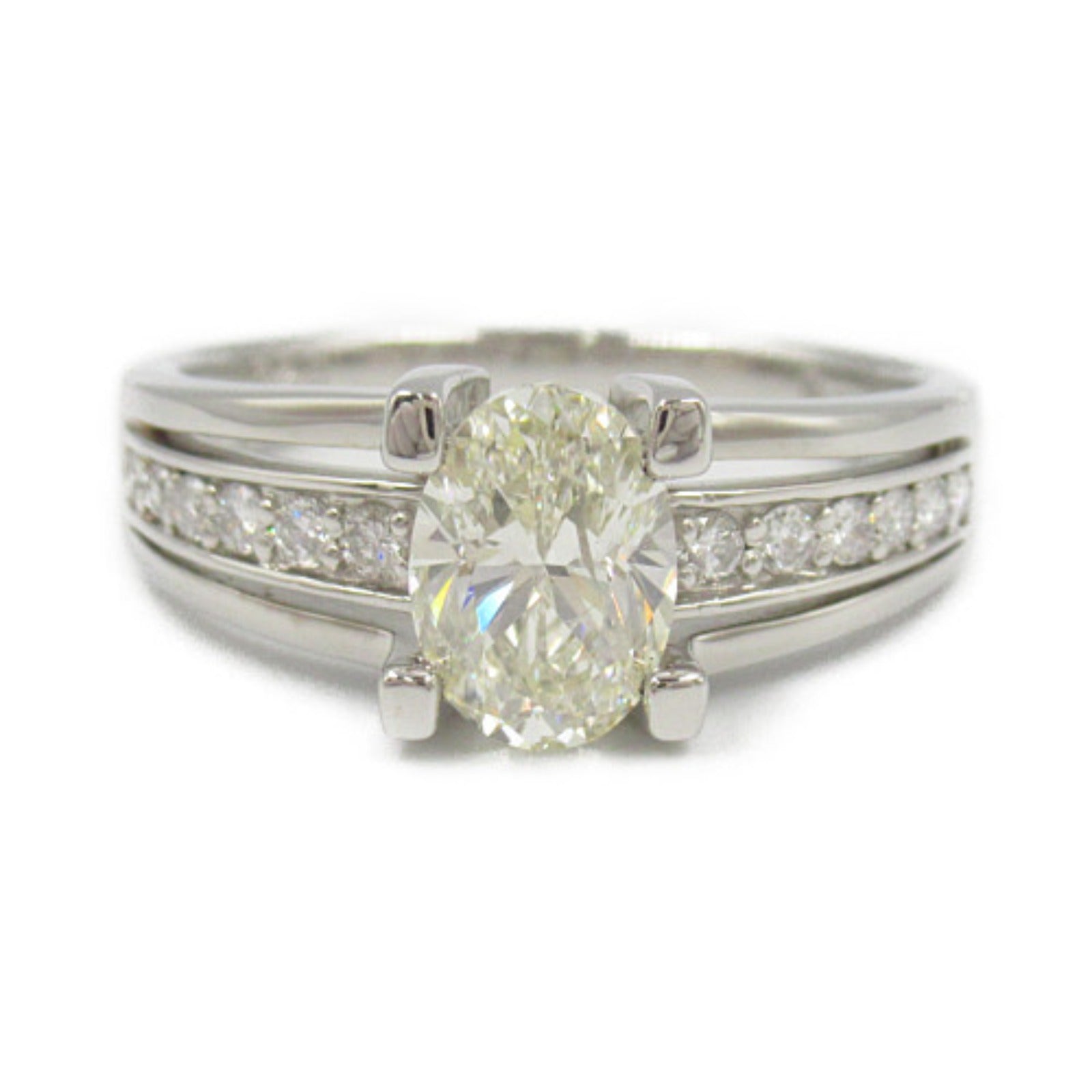 JEWELRY PT900鉑金Diamond Ring鑽石戒指US#6.25