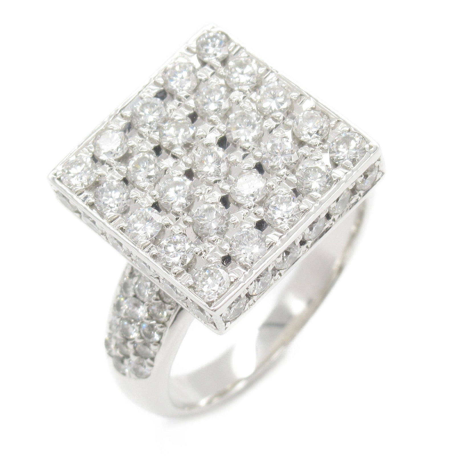 JEWELRY 【激減優惠】18K白金Diamond Ring鑽石戒指US#7.5