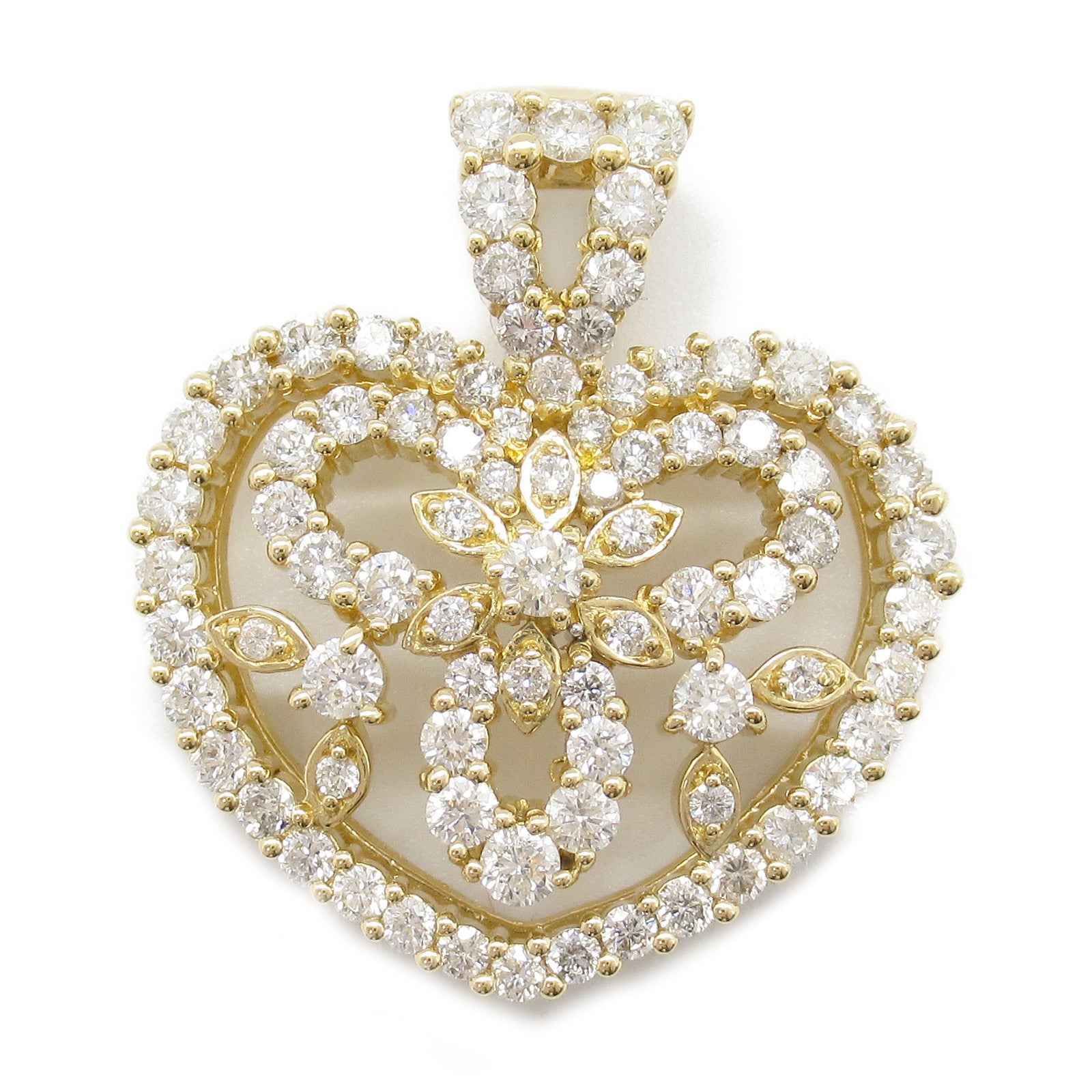 JEWELRY 【激減優惠】18K黃金Diamond Pendant Top鑽石吊墜