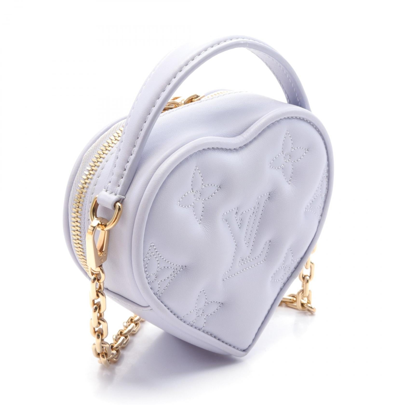 LOUIS VUITTON【激減優惠】 Monogram-embroidered Pop My Heart金扣手挽肩背兩用袋