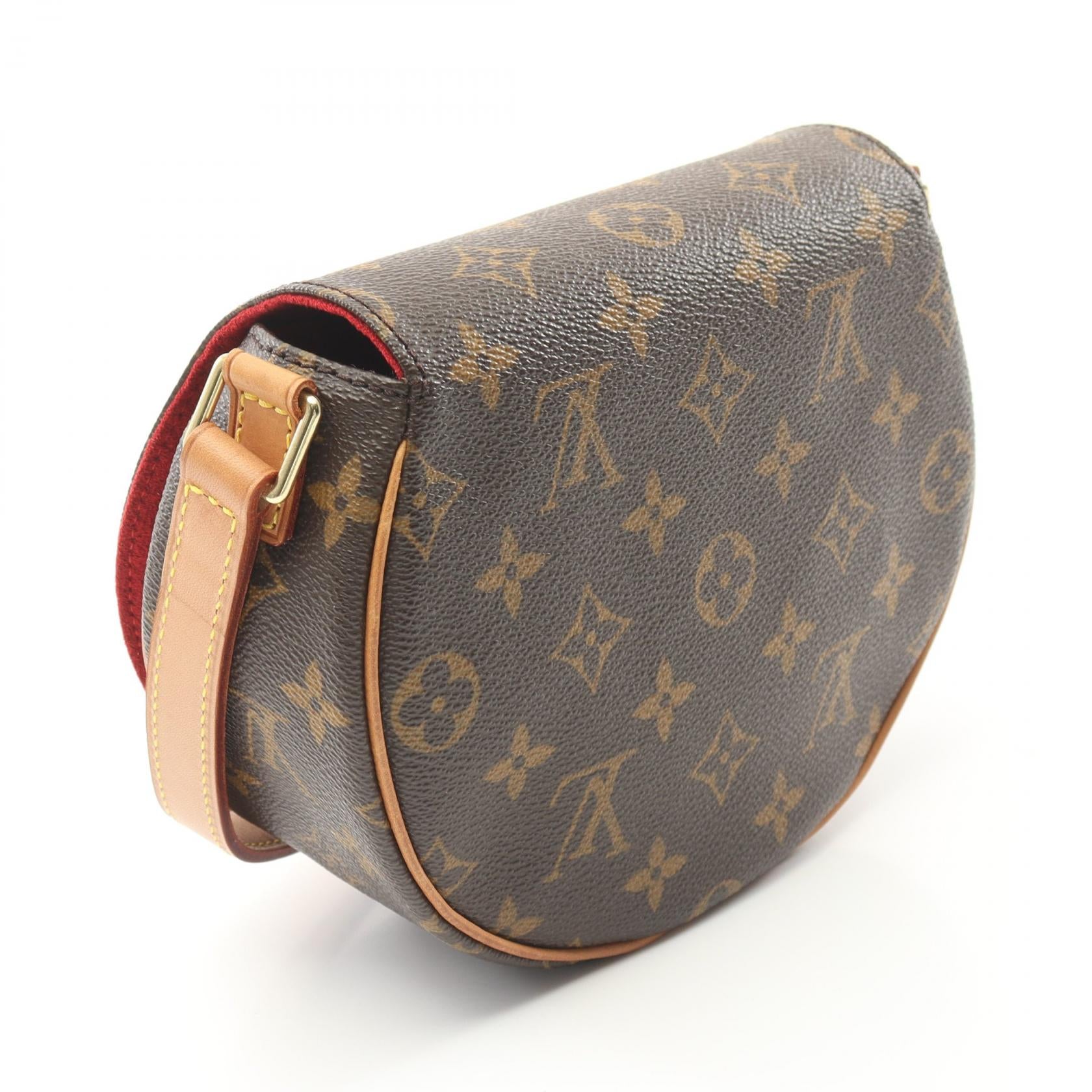 LOUIS VUITTON LV GHW Tambourin Shoulder Bag Crossbody M51179 Monogram Brown