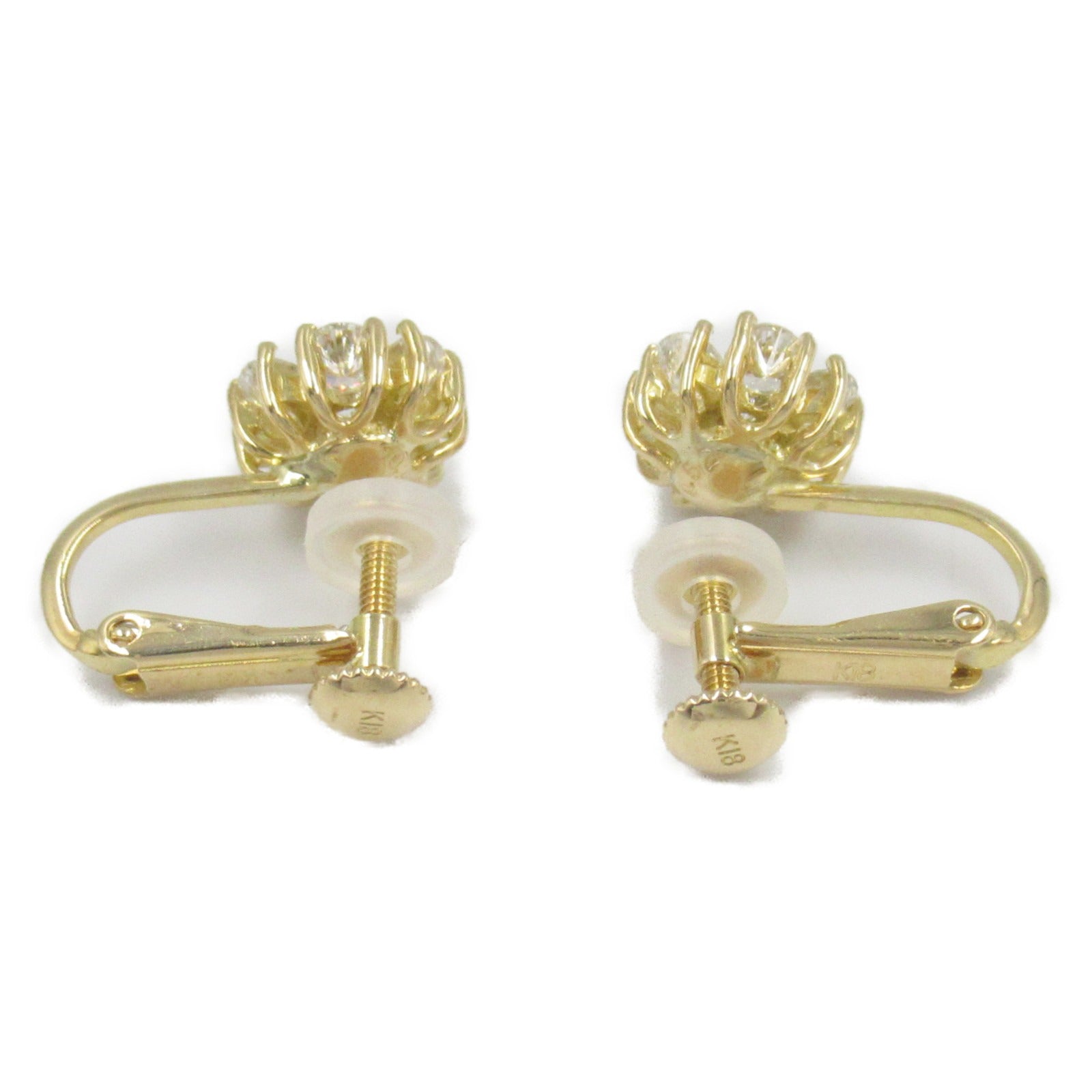 JEWELRY 【激減優惠】18K黃金Diamond Earrings鑽石耳環