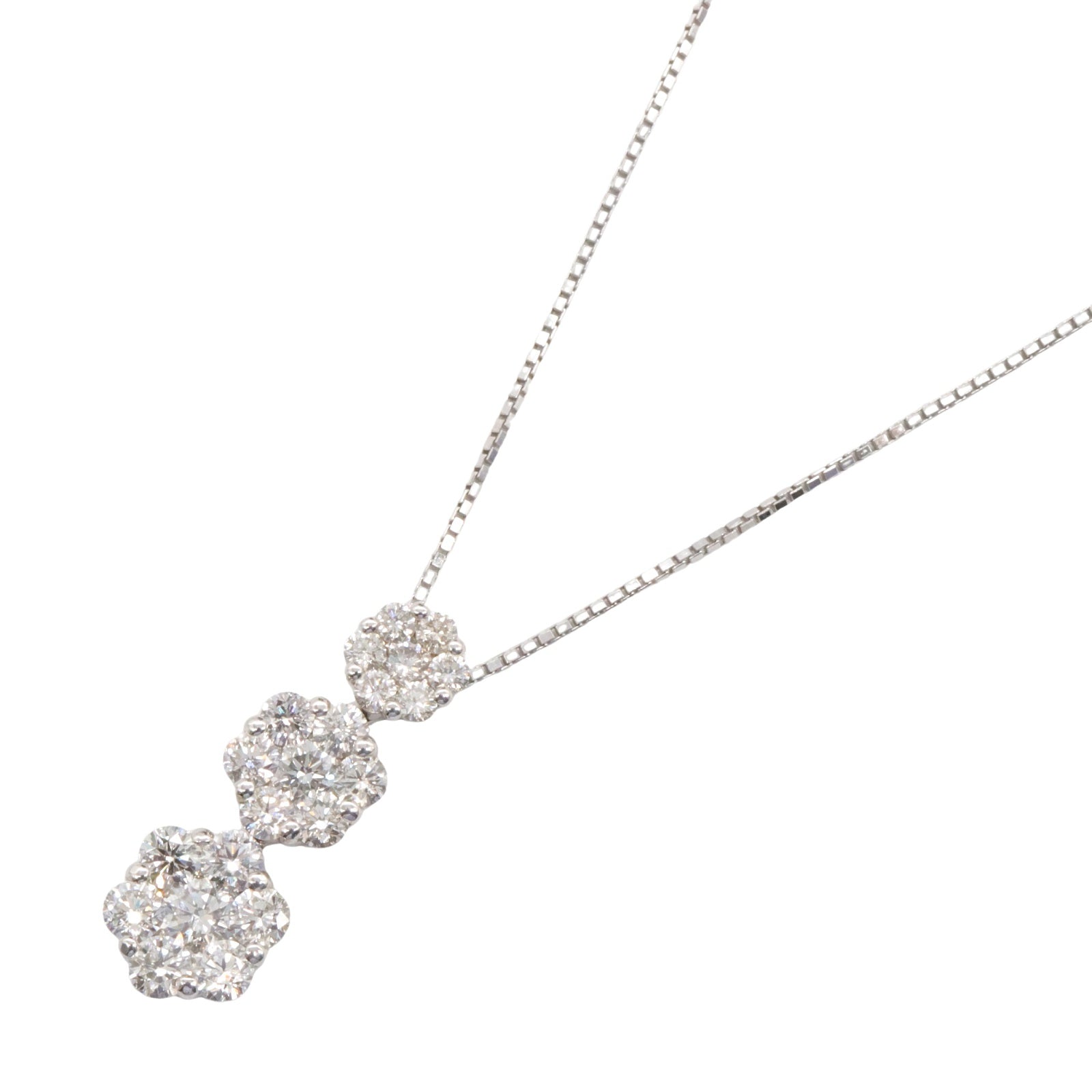 JEWELRY 18K白金Diamond Necklace鑽石項鍊