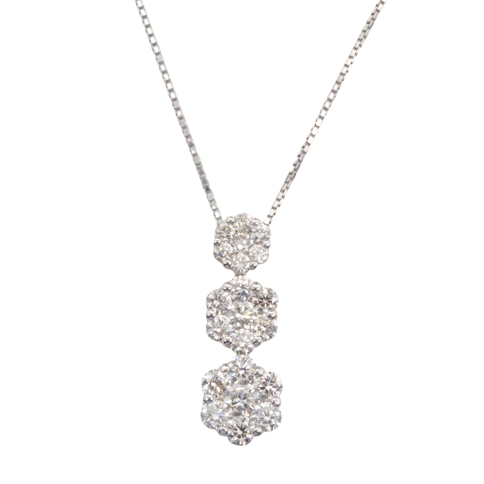 JEWELRY 18K白金Diamond Necklace鑽石項鍊