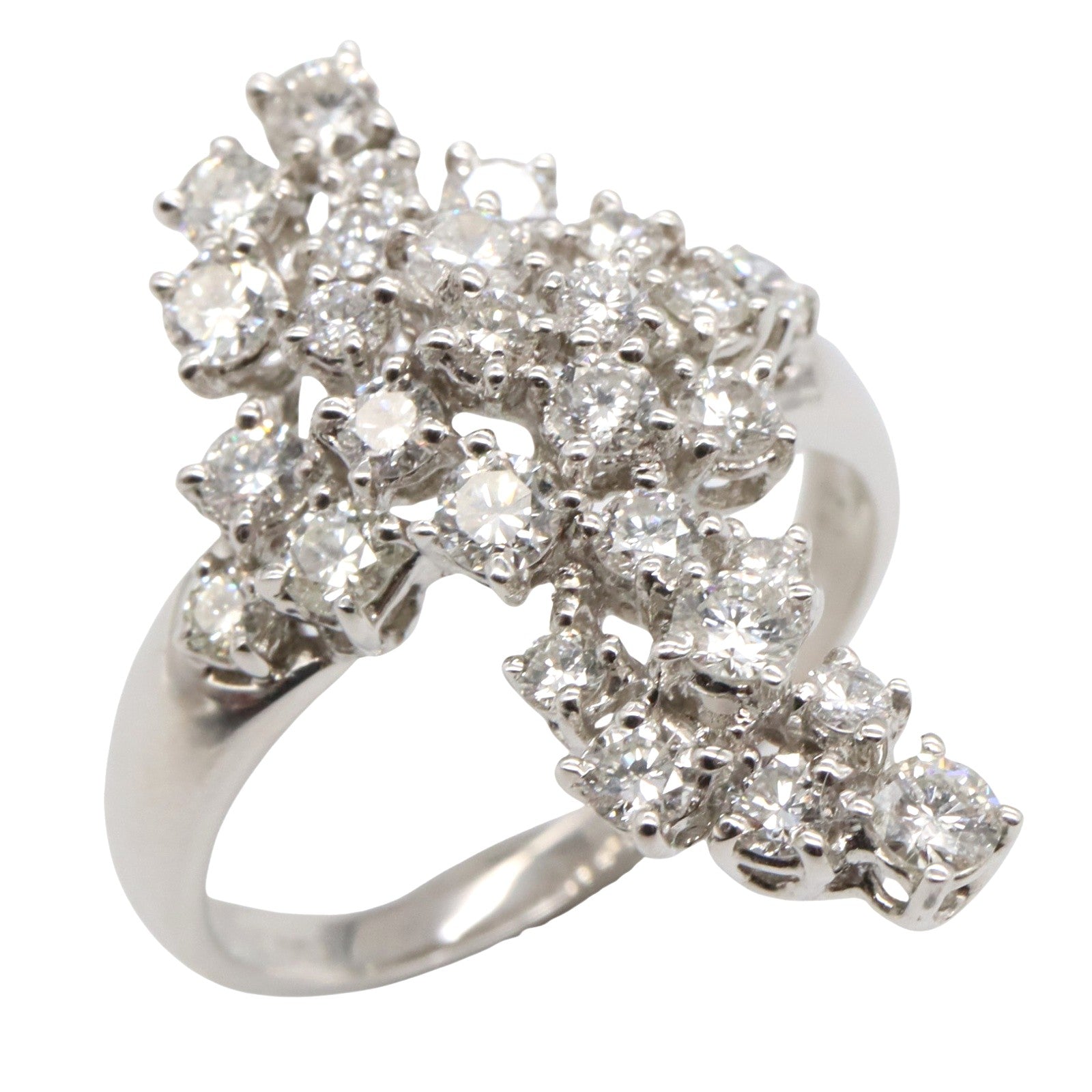 JEWELRY 18K白金Diamond Ring鑽石戒指US#9.25