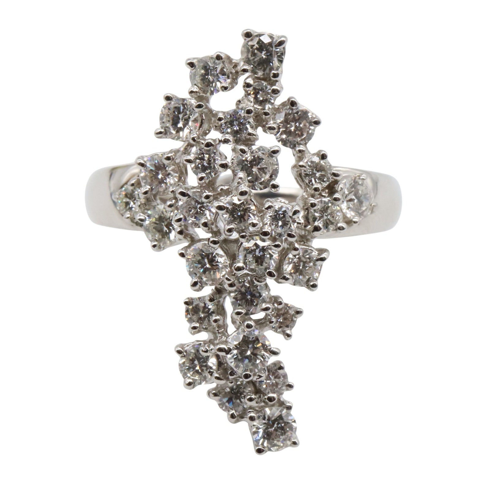 JEWELRY 18K白金Diamond Ring鑽石戒指US#9.25