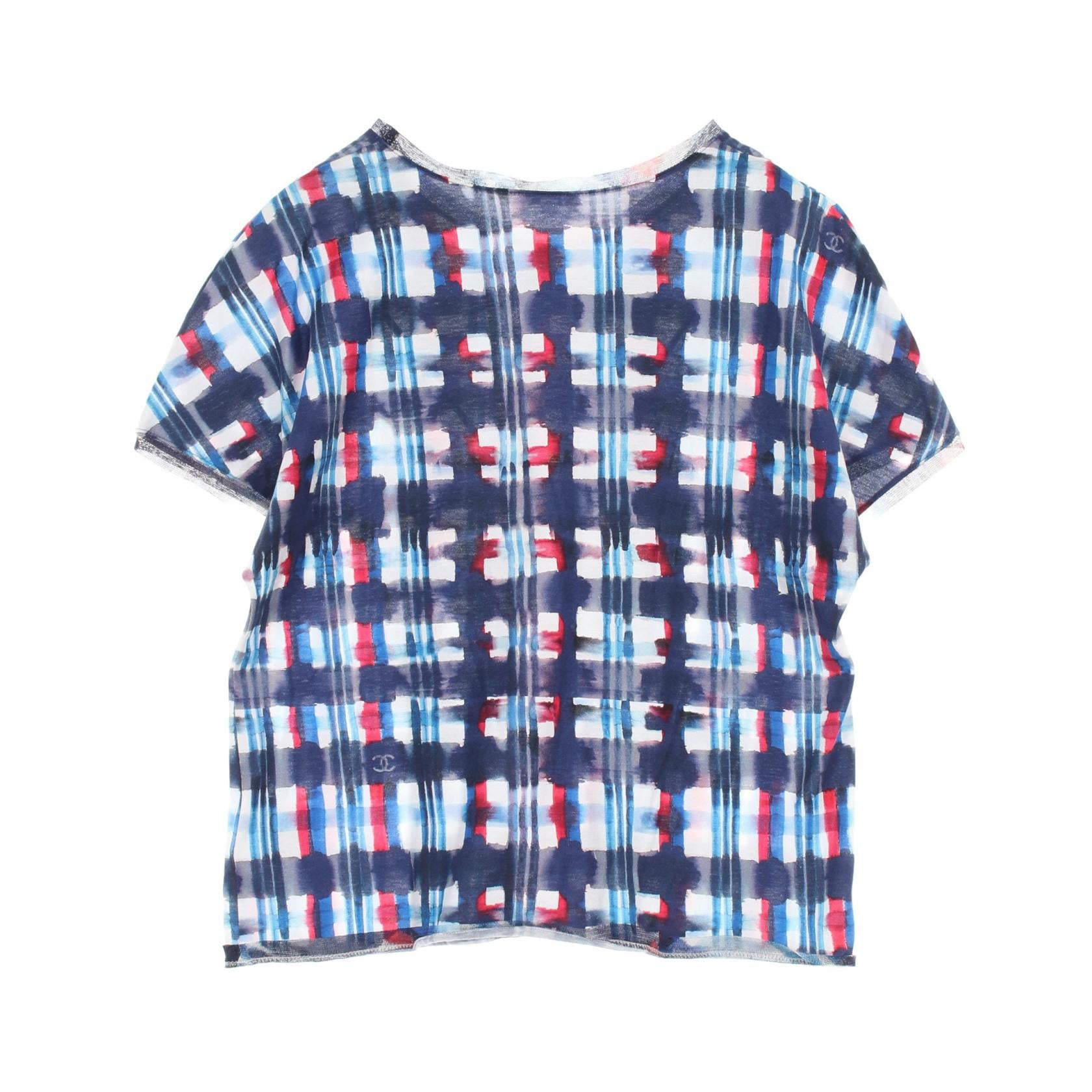 CHANEL Cotton Coco Mark T-Shirt