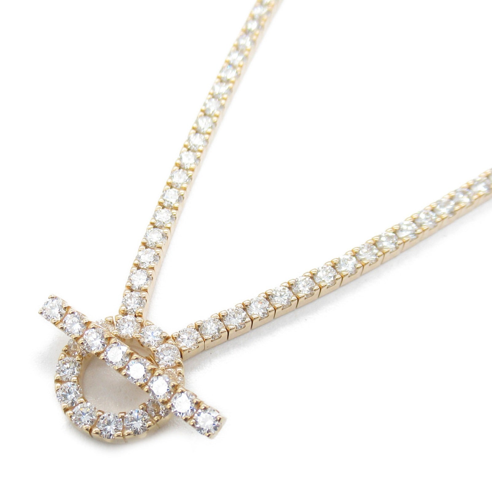 HERMES 【激減優惠】18K玫瑰金Finesse necklace