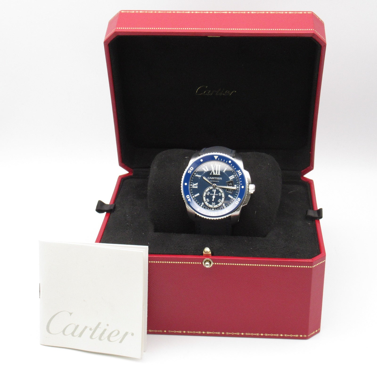 CARTIER Caliber De Cartier Diver Automatic Watch WSCA0010 Stainless Steel Rubber