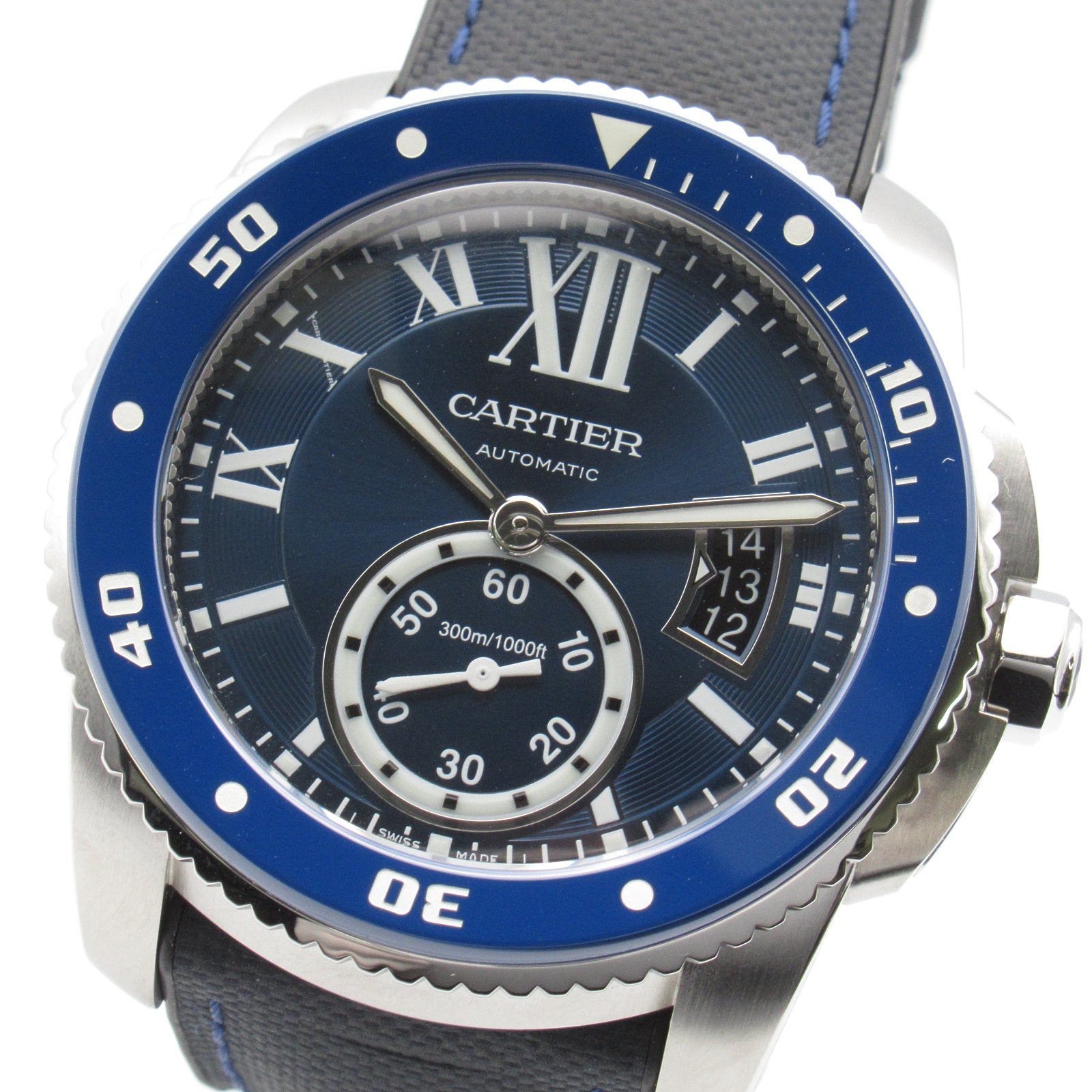 CARTIER Caliber De Cartier Diver Automatic Watch WSCA0010 Stainless Steel Rubber