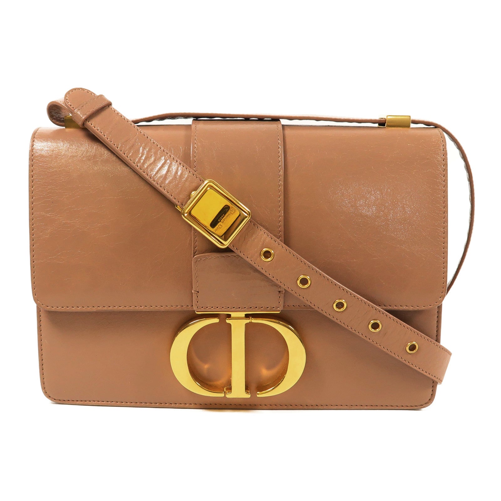 Dior 牛皮皮革30 Montaigne金扣肩背袋