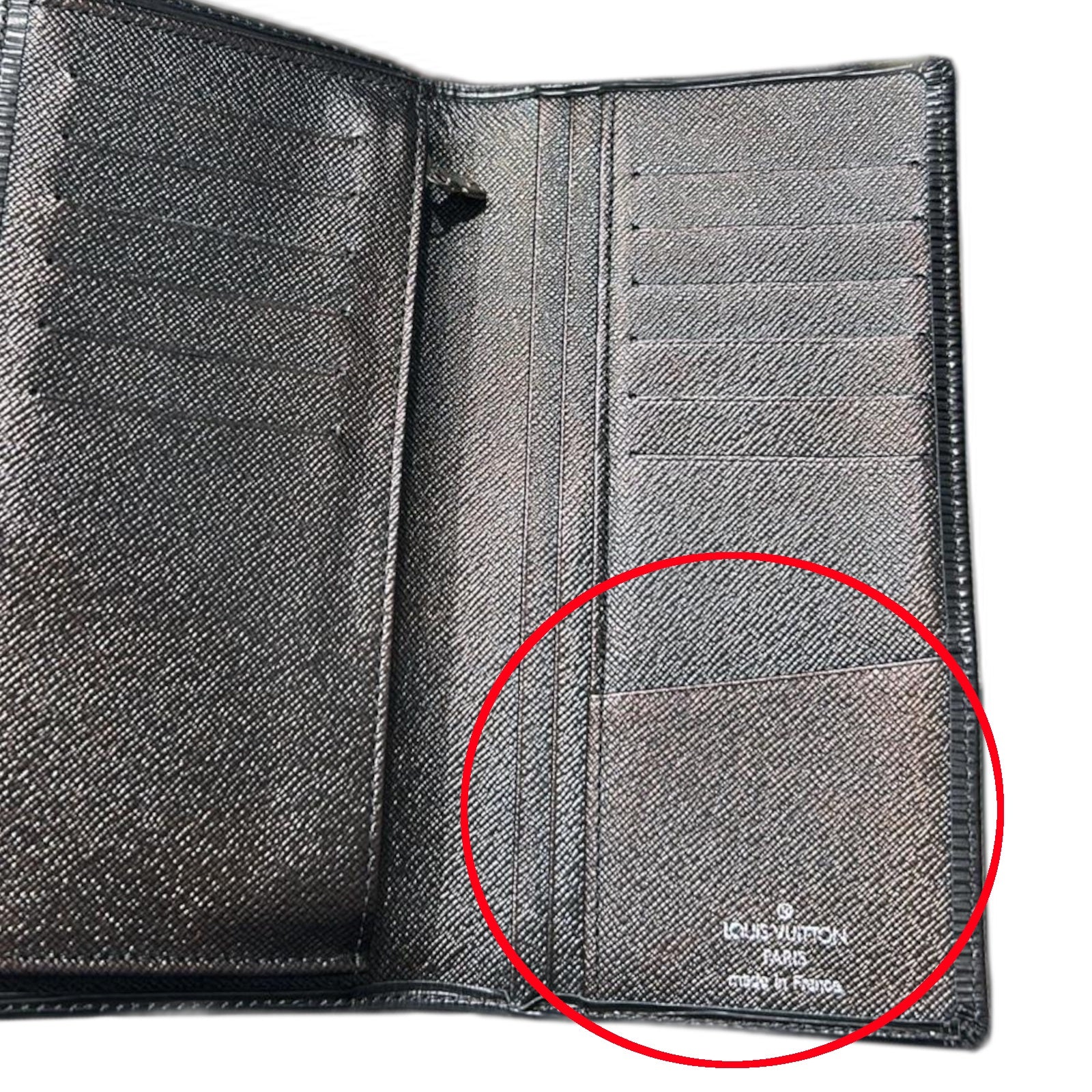 LOUIS VUITTON 【激減優惠】Epi Long Wallet銀扣長錢包黑色