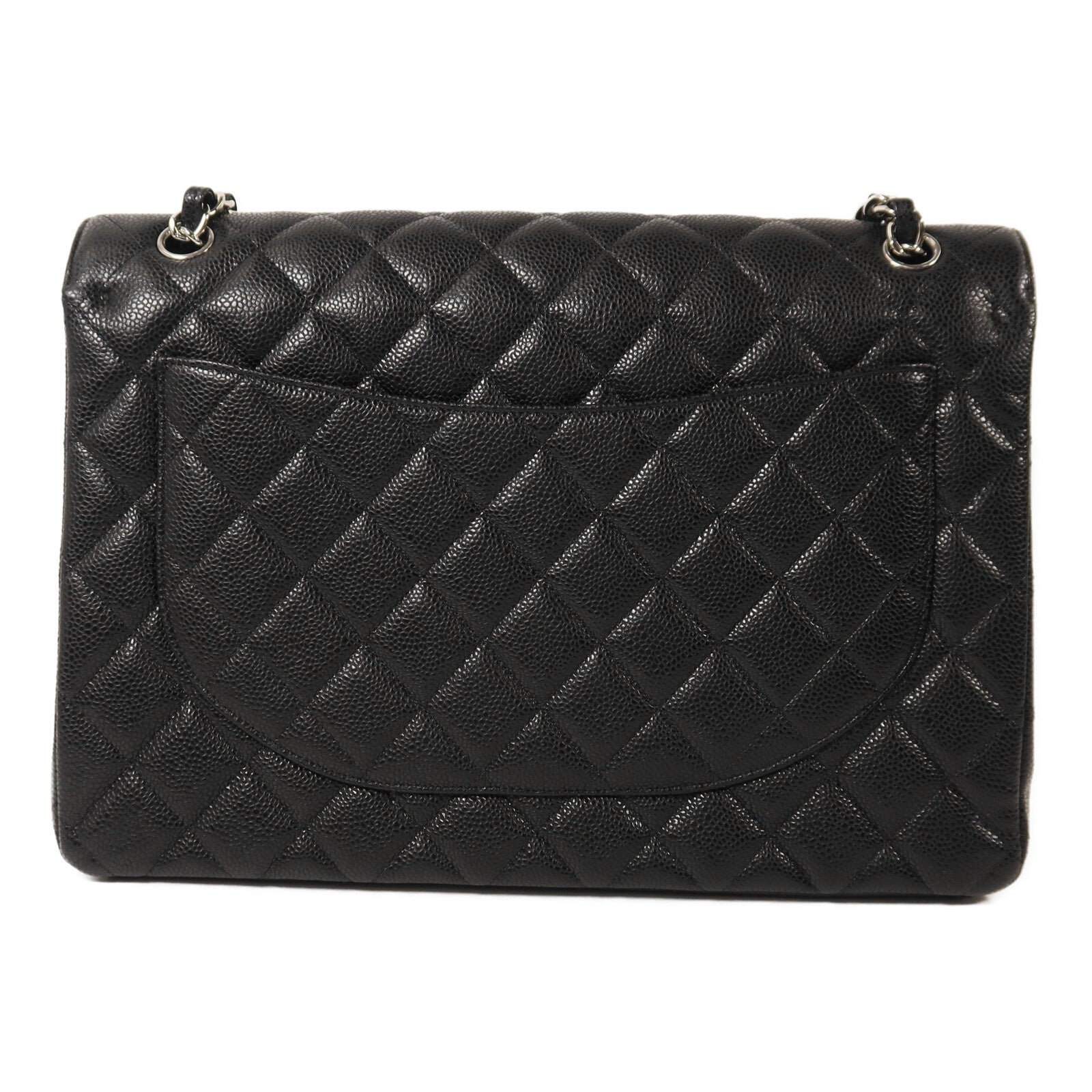 CHANEL 牛皮皮革Maxi Classic鏈帶肩背袋