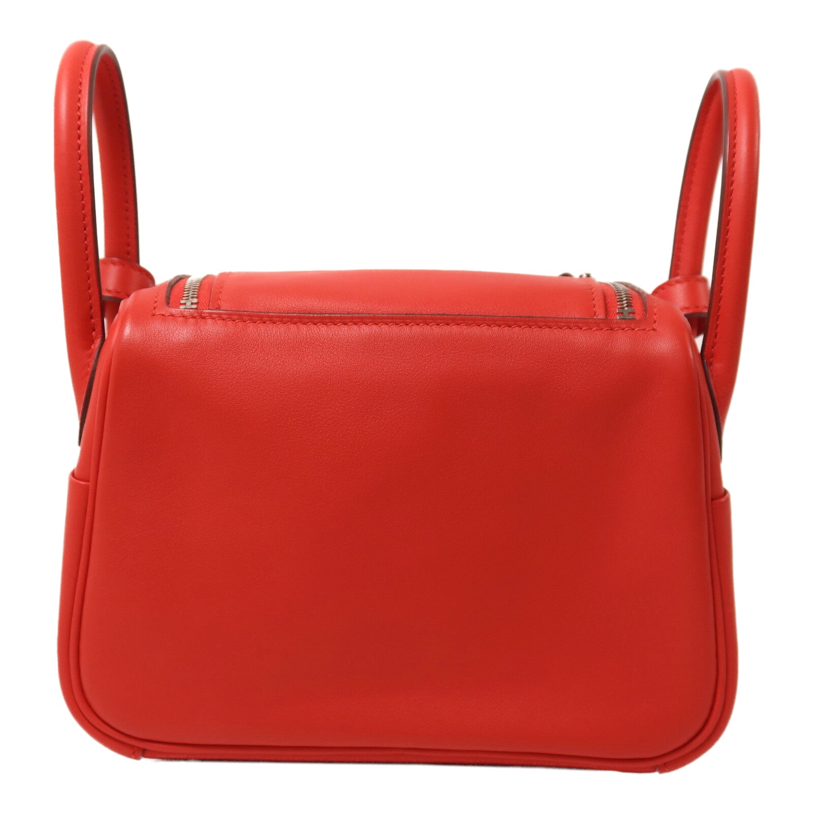 HERMES Swift皮革Mini Lindy手挽肩背兩用袋Rouge de Coeur