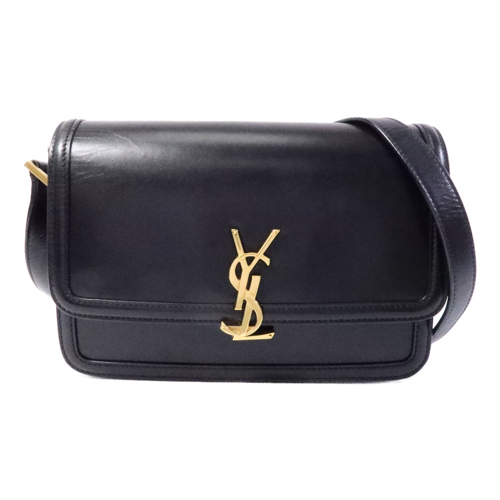 SAINT LAURENT 牛皮皮革Solferino Box肩背袋