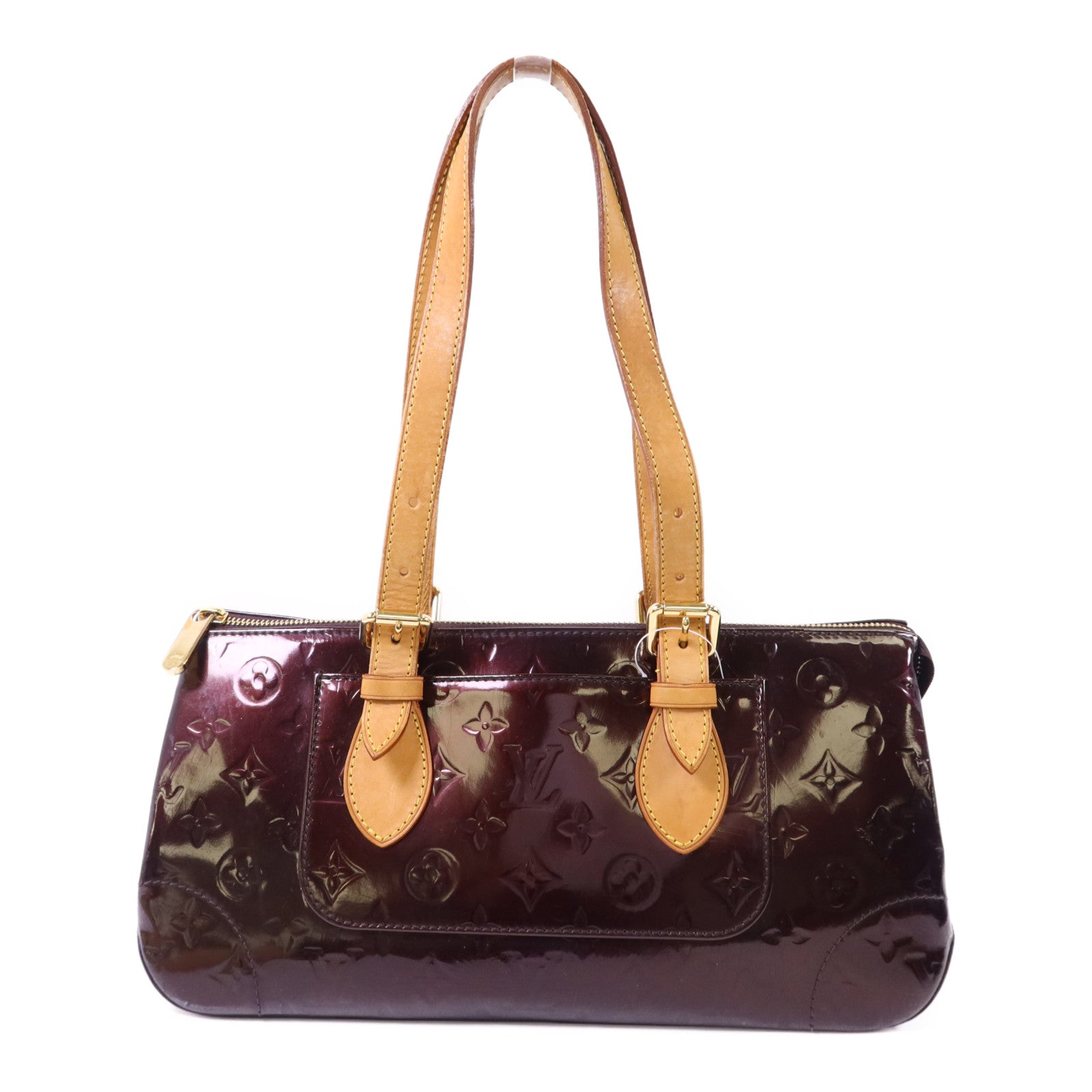 LOUIS VUITTON Vernis Rosewood Avenue金扣肩背袋