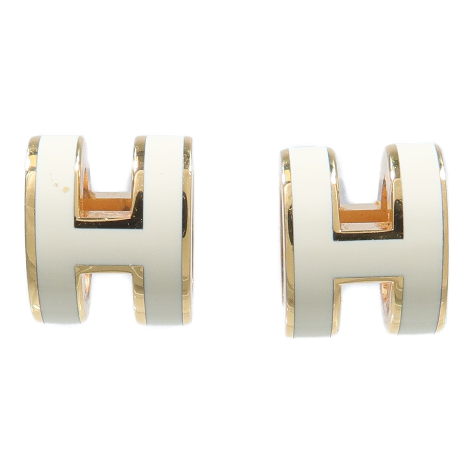 HERMES 金屬Mini Pop H耳環