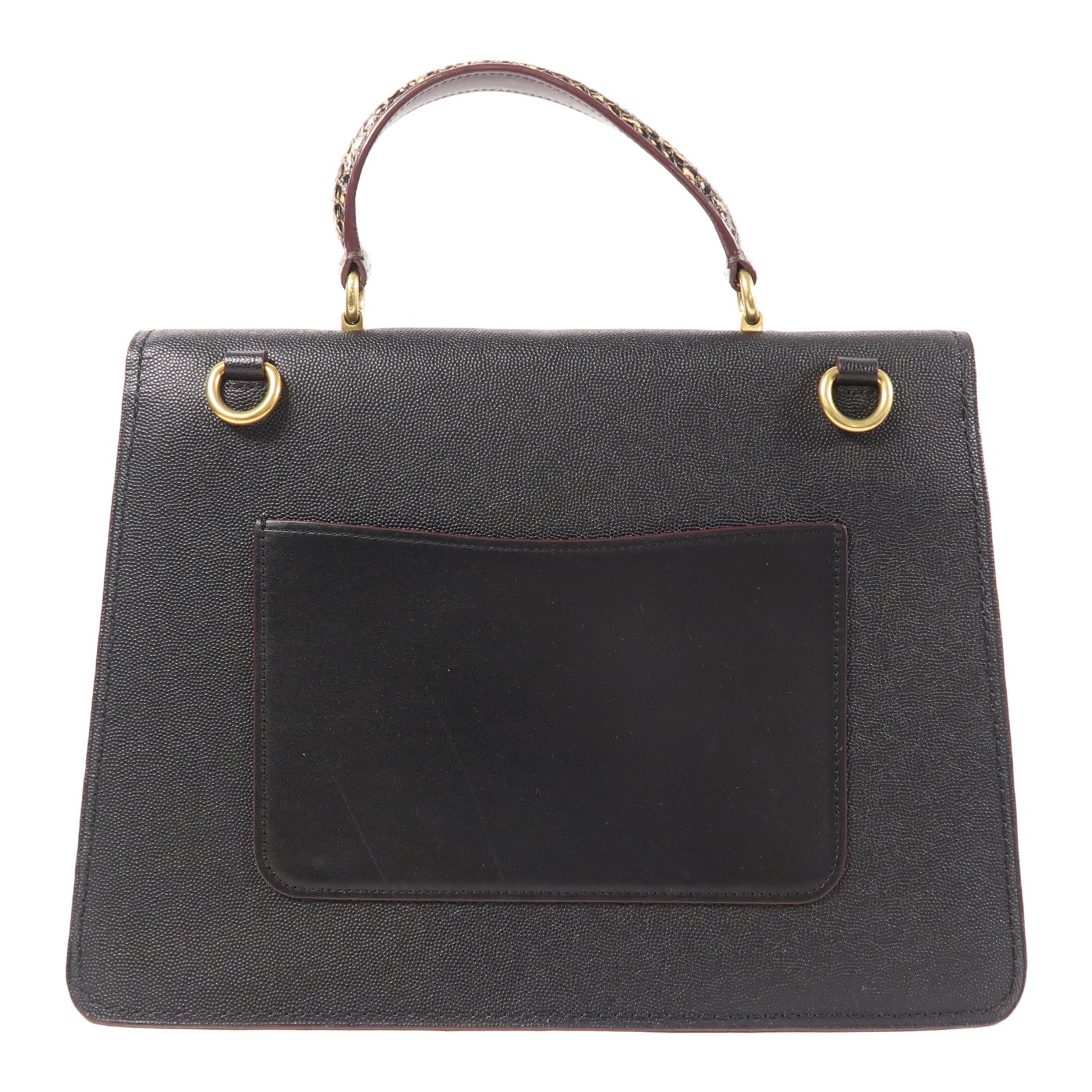 COACH 【激減優惠】牛皮皮革/蛇皮皮革Parker Top Handle 32手挽肩背兩用袋