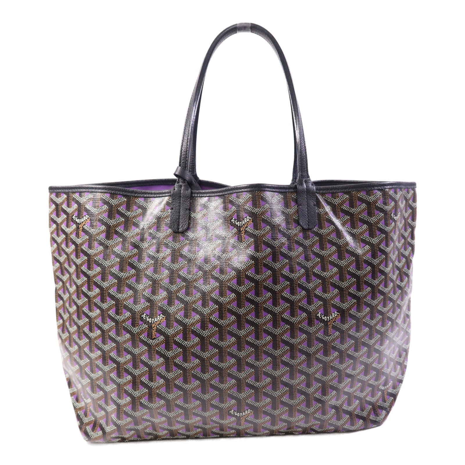GOYARD 塗層帆布Saint Louis PM銀扣手挽袋