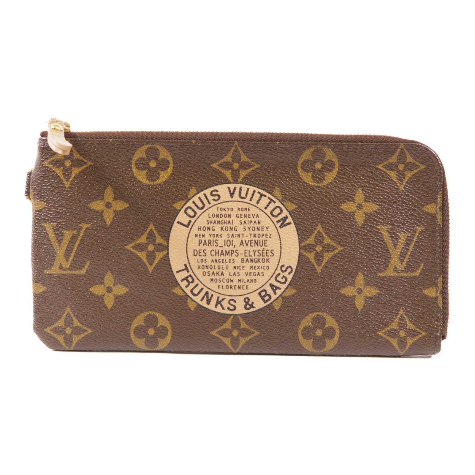 LOUIS VUITTON Monogram Complice Trunkst金扣長錢包