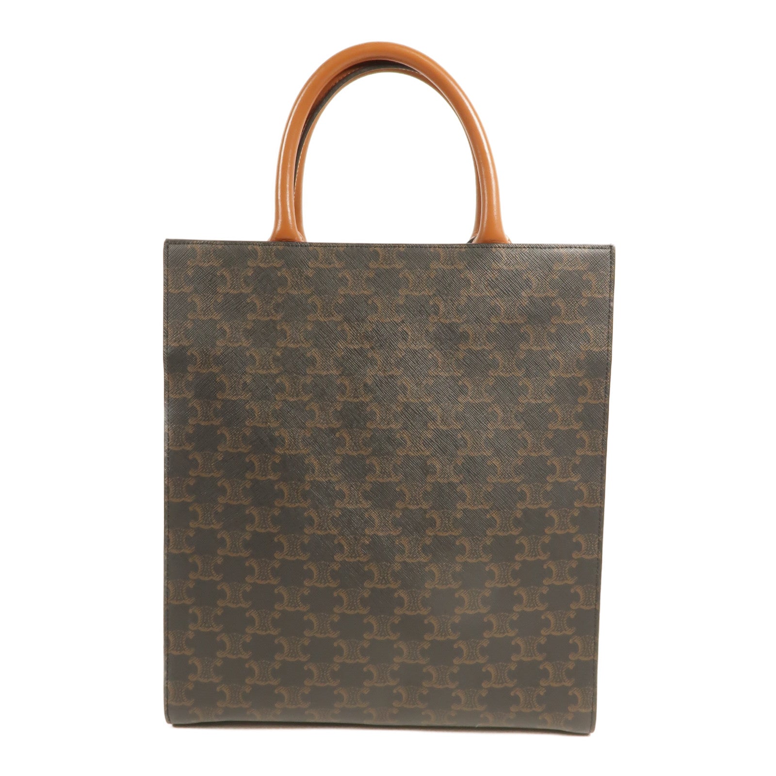CELINE 塗層帆布Triomphe Cabas金扣手挽肩背兩用袋