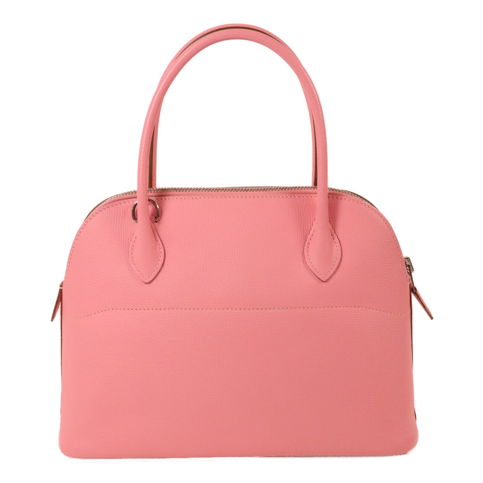 HERMES Epsom皮革Bolide 27手挽肩背兩用袋Rose Confetti