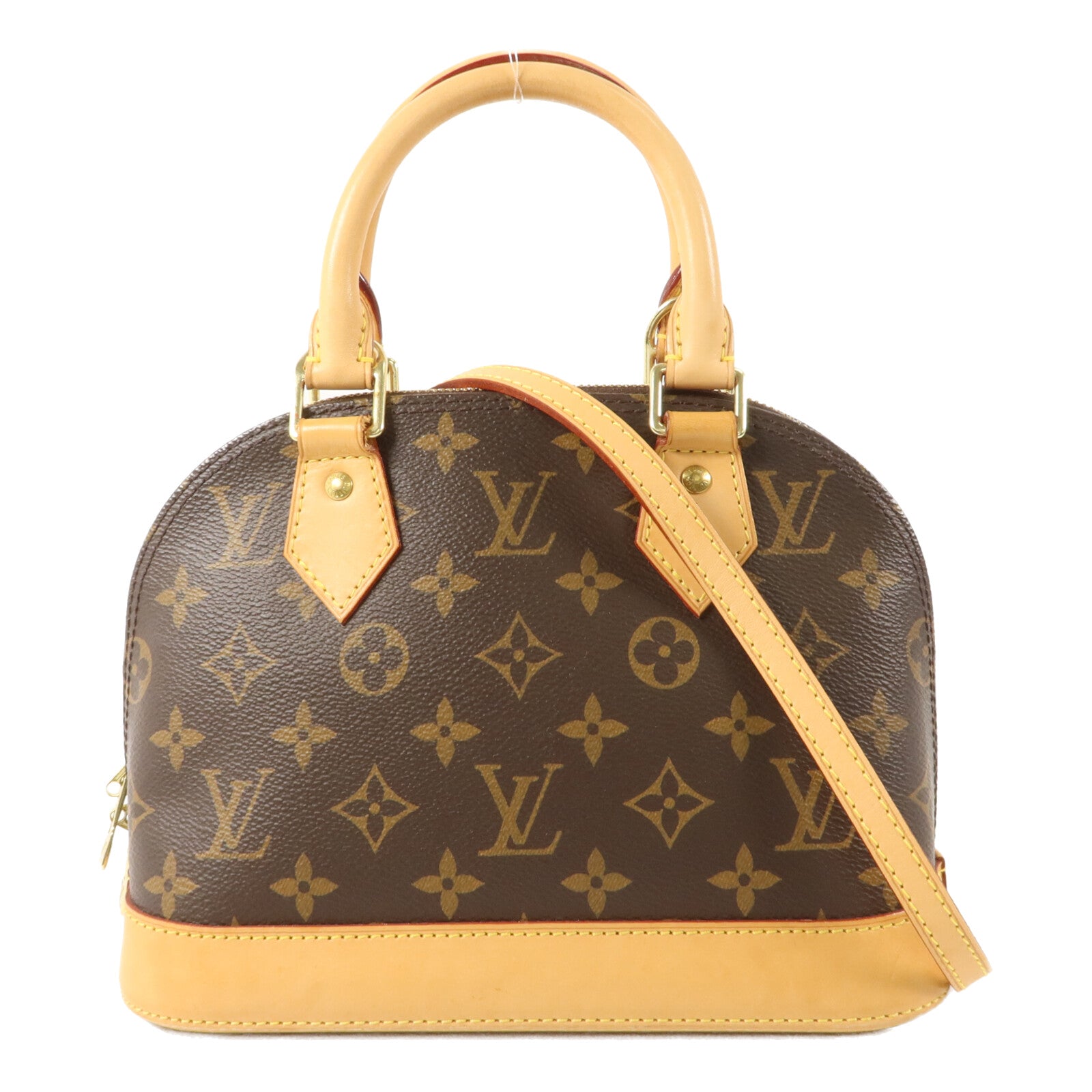 LOUIS VUITTON Monogram Alma BB金扣手挽肩背兩用袋