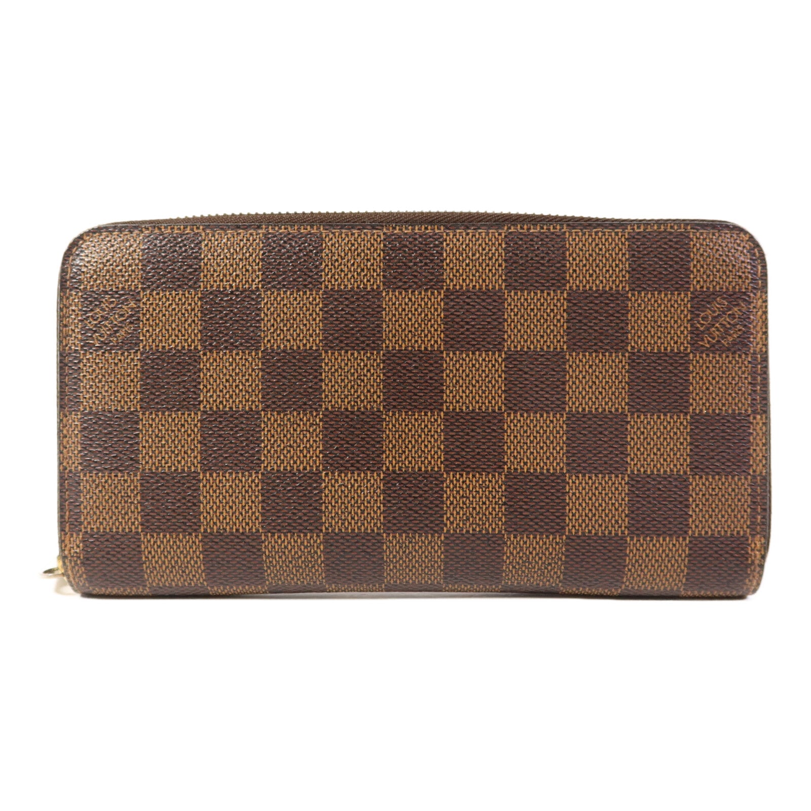 LOUIS VUITTON Damier Zippy Long Wallet金扣長錢包