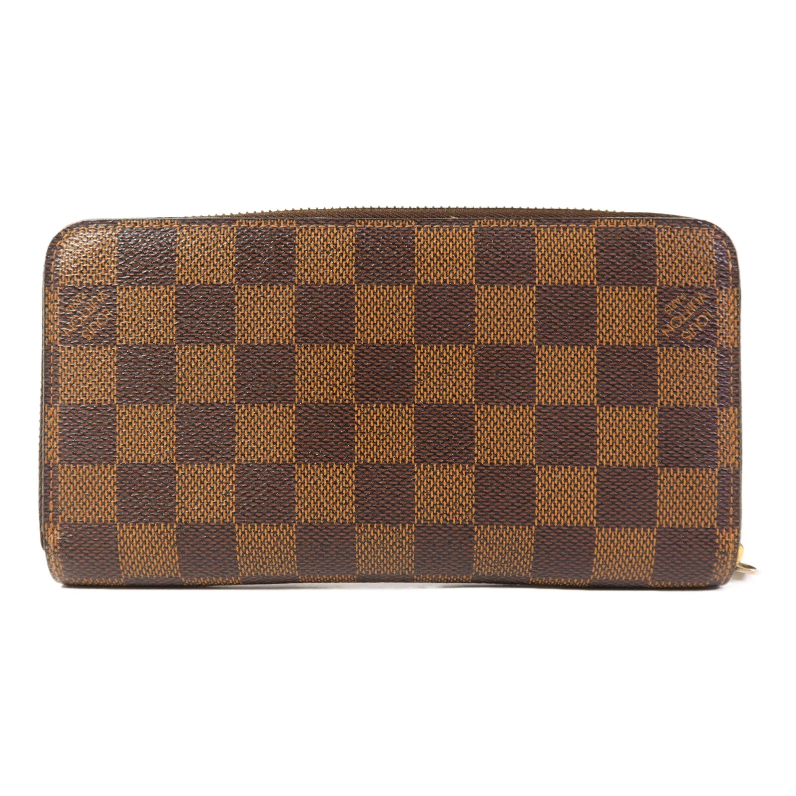 LOUIS VUITTON Damier Zippy Long Wallet金扣長錢包