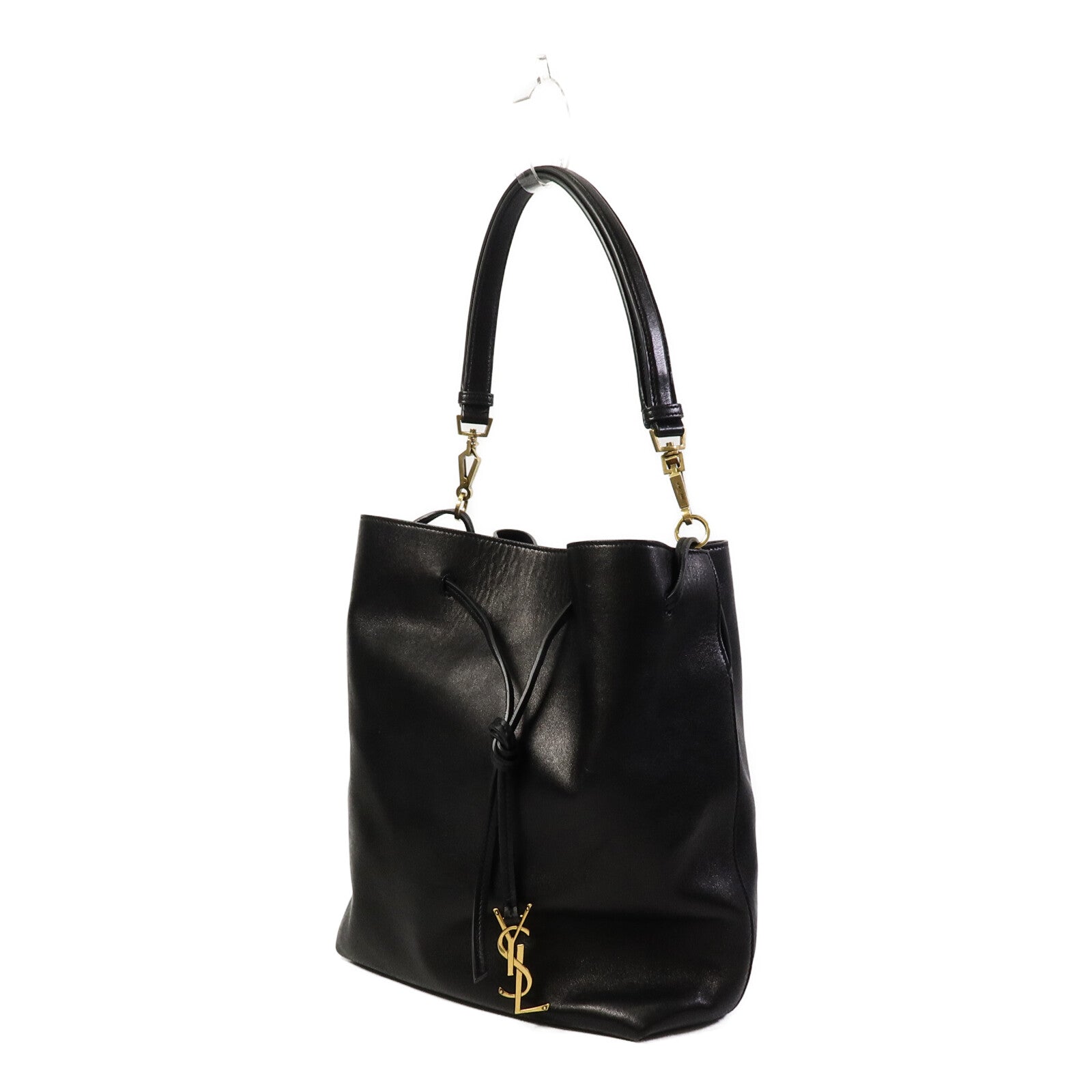 YVES SAINT LAURENT 羊皮皮革Paris VII Pochon手挽袋