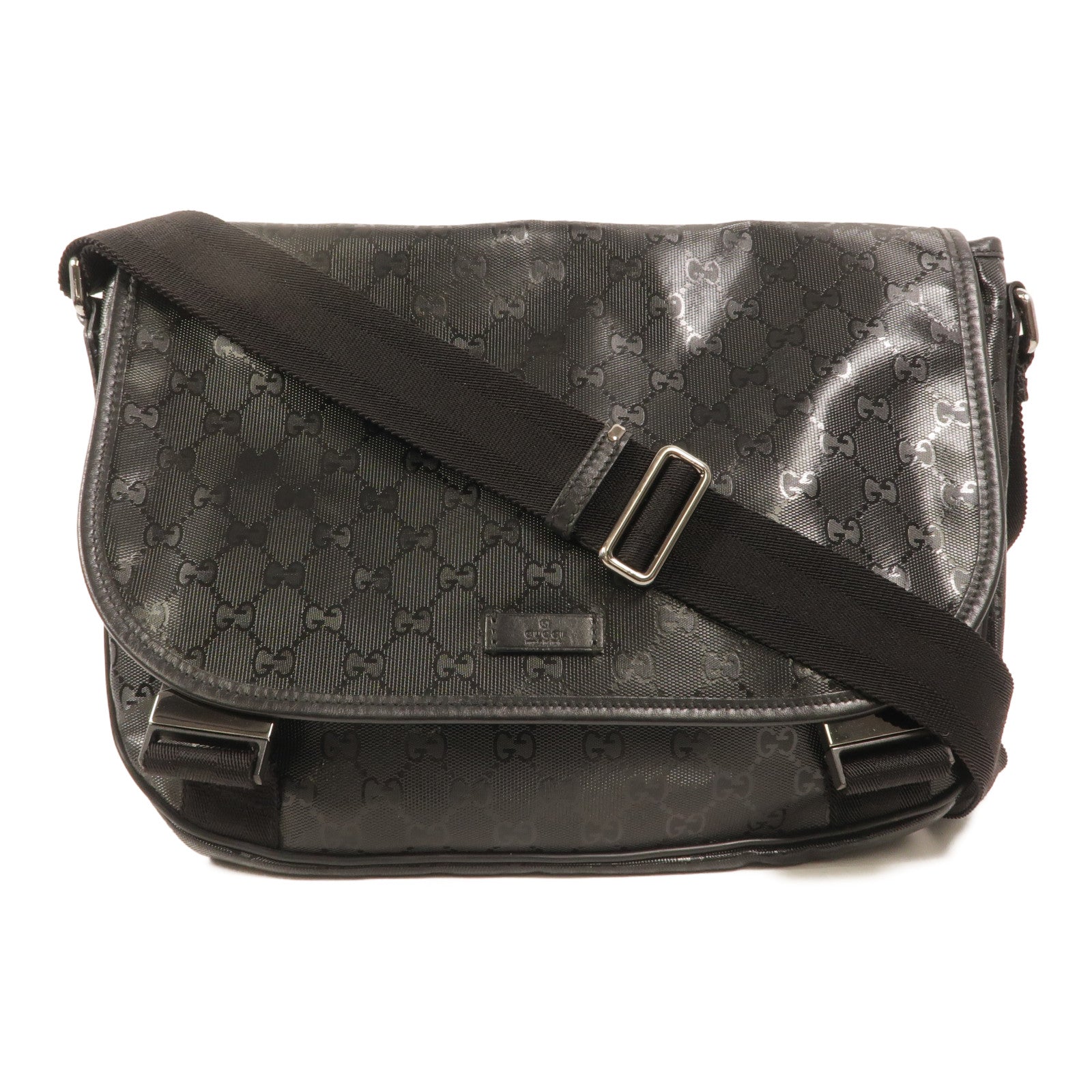 GUCCI 塗層帆布Messanger Bag肩背袋