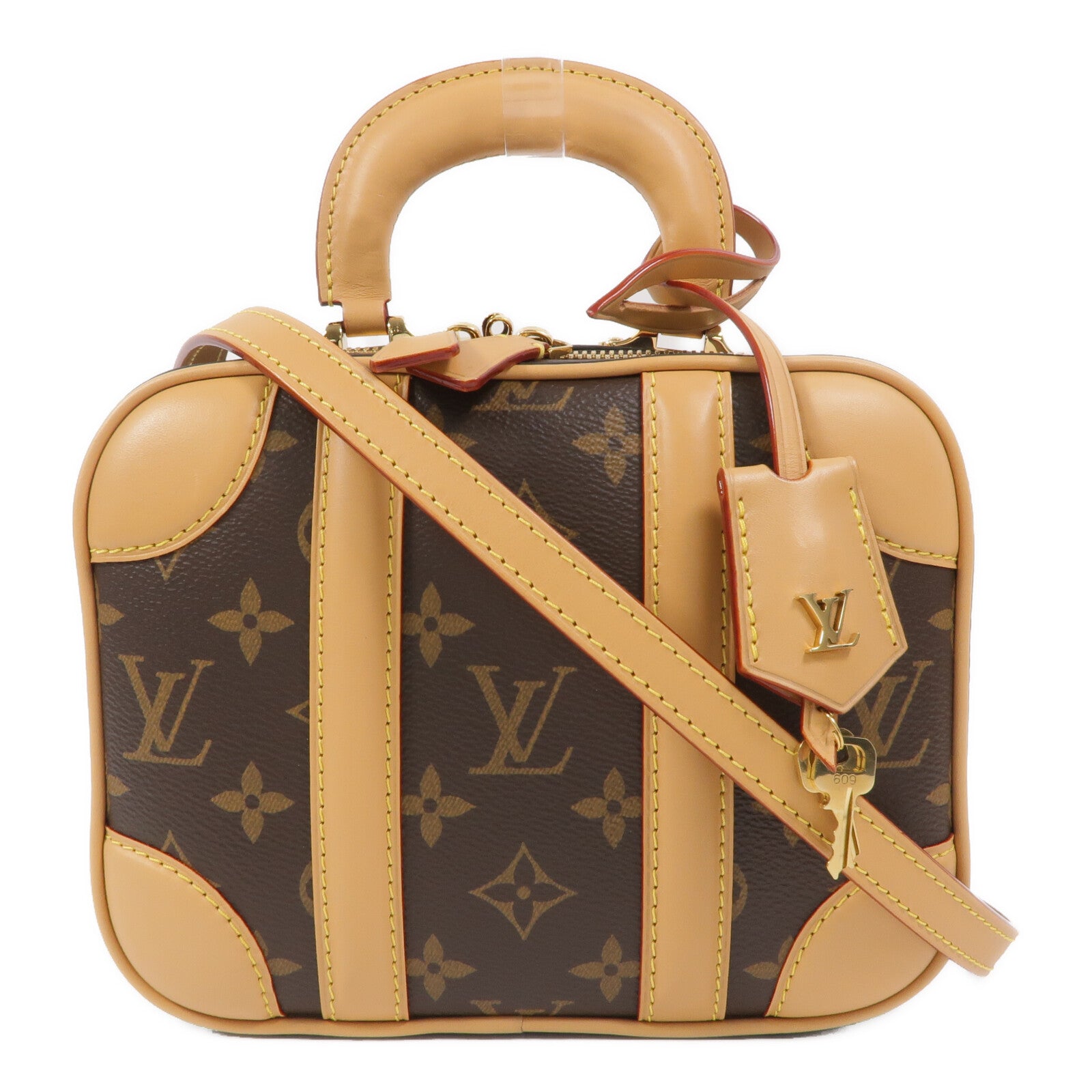 LOUIS VUITTON Monogram Valisette手挽肩背兩用袋