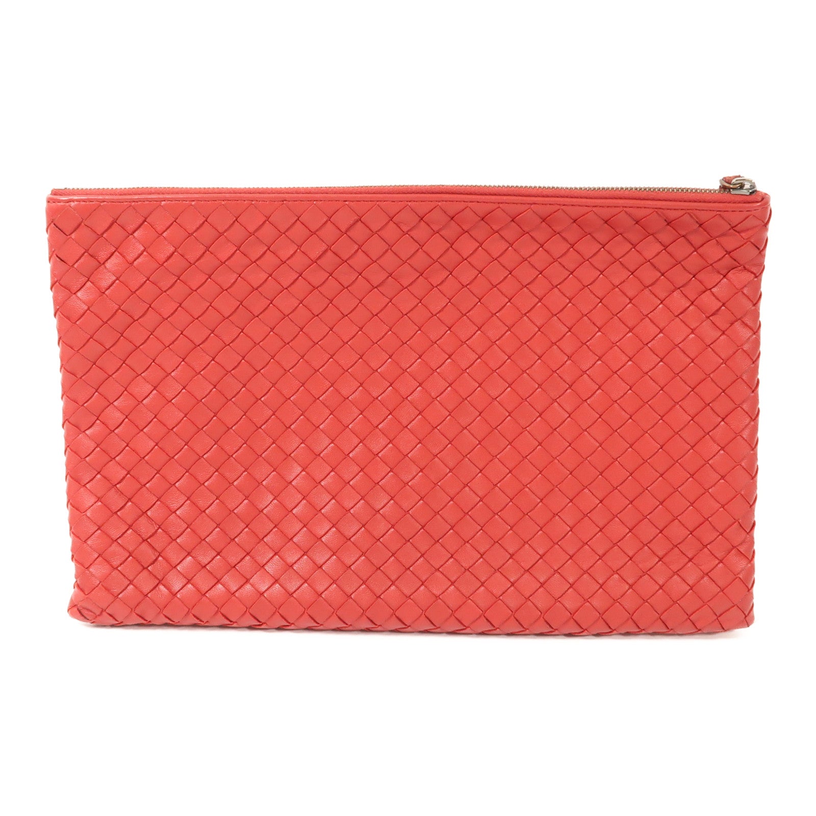 BOTTEGA VENETA 羊皮皮革Pouch金扣手拿包