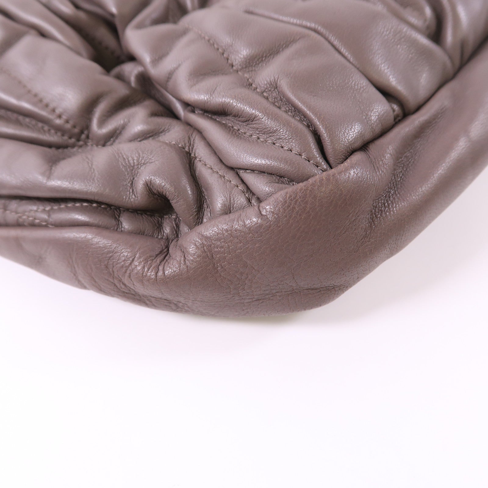 Miu Miu 羊皮皮革Shoulder Bag金扣手挽肩背兩用袋