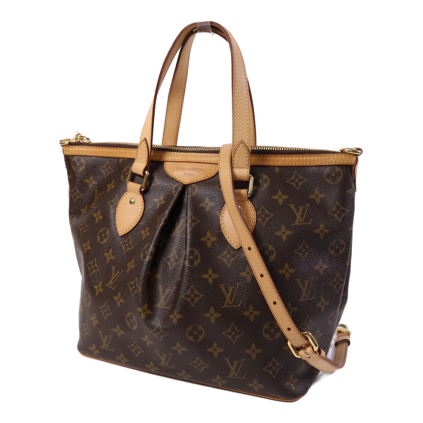 LOUIS VUITTON Monogram Palermo PM金扣手挽肩背兩用袋