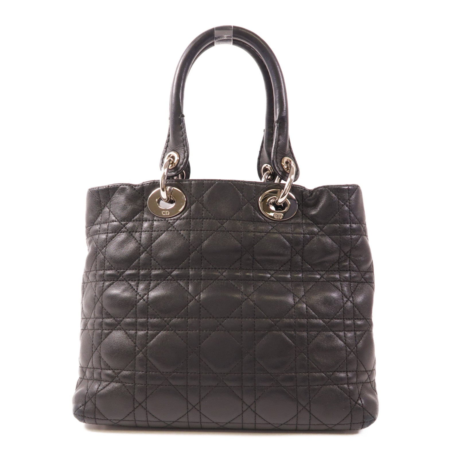 Dior 【激減優惠】皮革Hand Bag銀扣手挽袋