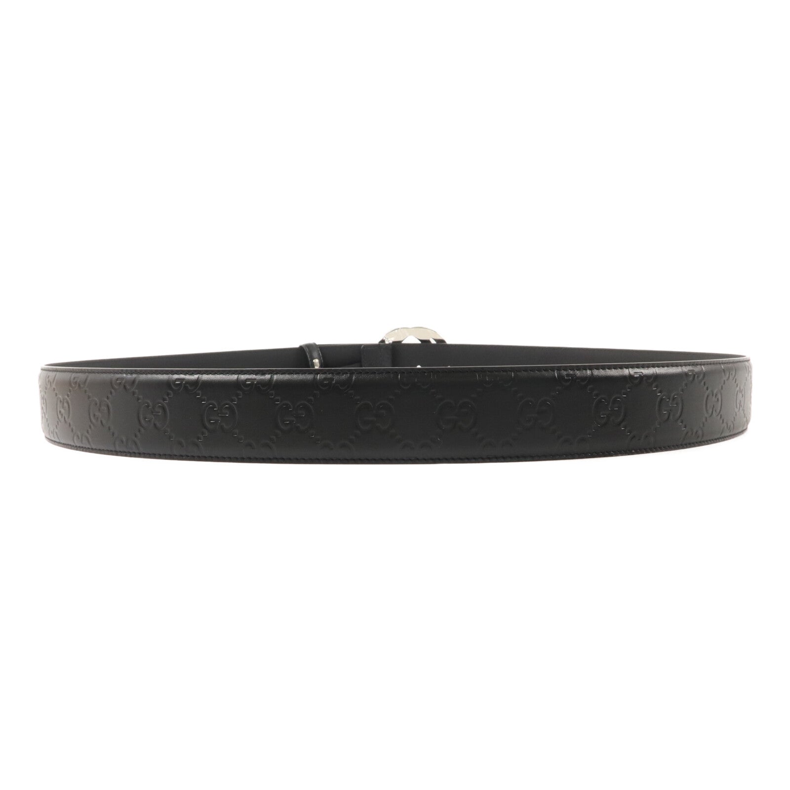 GUCCI 牛皮皮革GG Signature Belt 115cm皮帶
