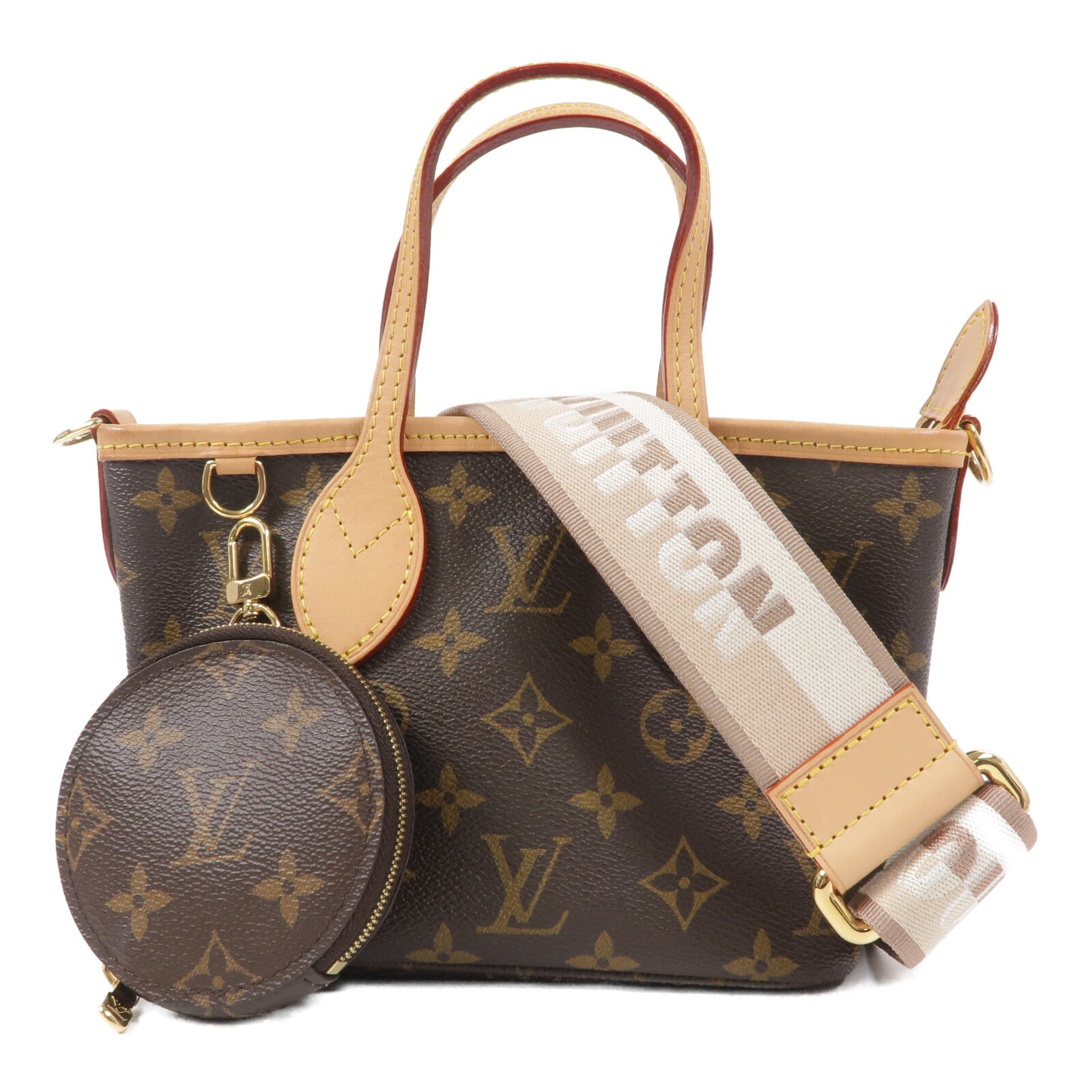 LOUIS VUITTON Monogram Neverfull BB手挽肩背兩用袋