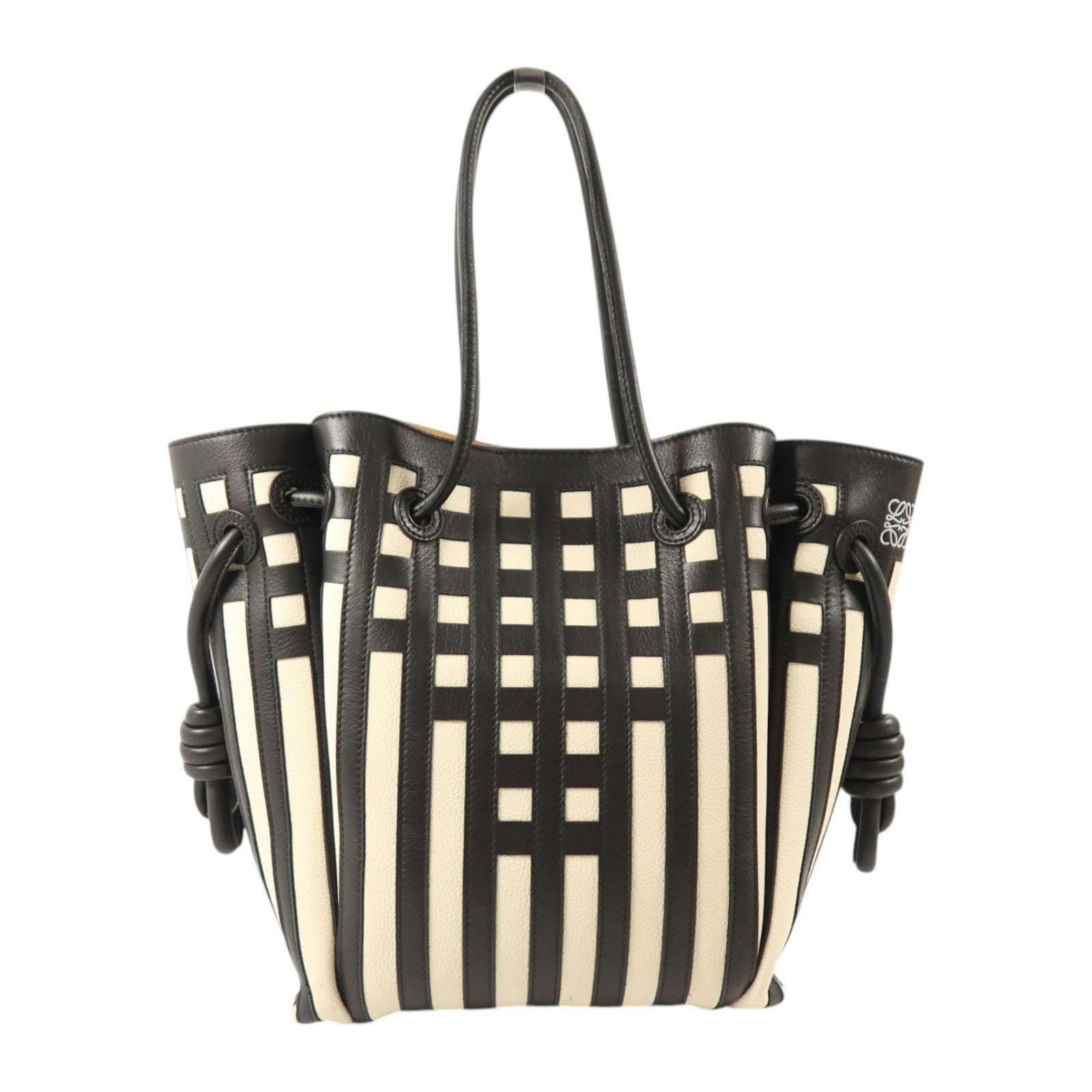 LOEWE 牛皮皮革Flamenco Knot Tote肩背袋